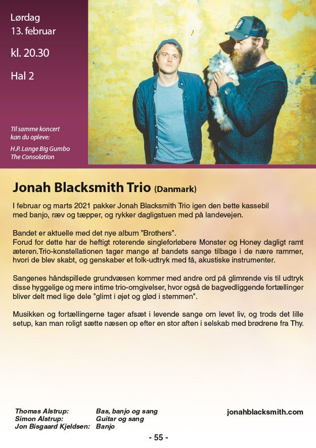 marmelade stil Forstærke Jonah Blacksmith Trio